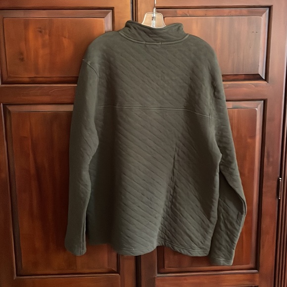NWT Tailor Vintage Quilted Quarter Zip Pullover - Picture 4 of 8